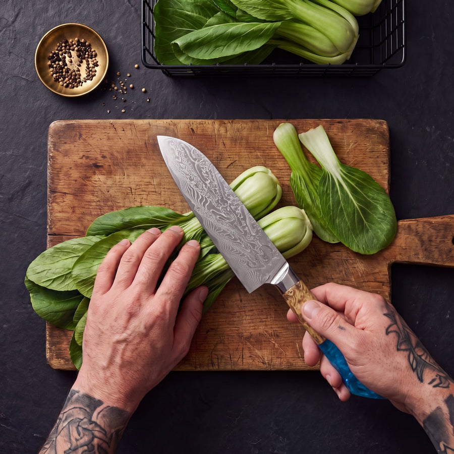 Feather Forge Sapphire 7" Santoku