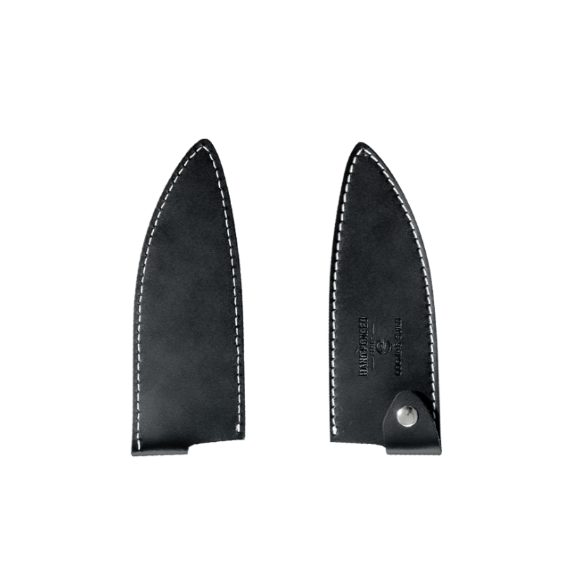Knife sheath for chef's knife 22 cm, leather, Forged 