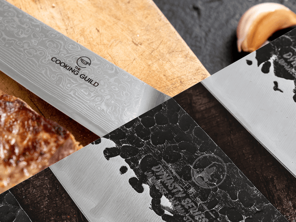 Damascus steel vs stainless steel kitchen knives compared side by side