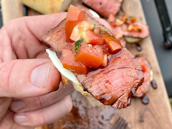 Balsamic Steak Crostinis