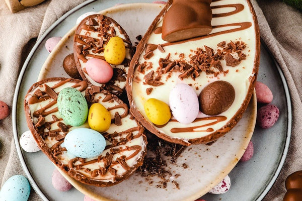 Loaded Cheesecake Easter Eggs