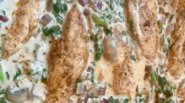 Chicken and Creamed Veggies