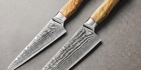 Damascus Knives - hand-forged Damascus steel kitchen knives