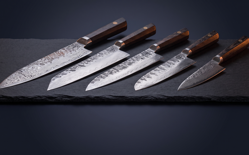 Labor Day Sale: Japanese Damascus knives, 40% off bundles and 25% off single knives