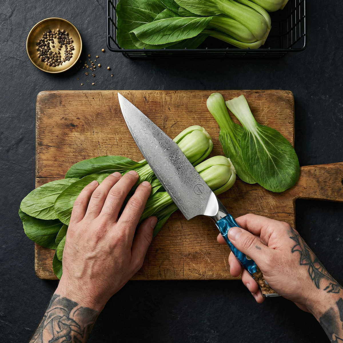 Nomad Damascus 8" Chef Knife