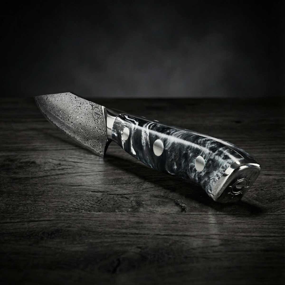 Nomad Blackout Damascus 8" Chef Knife