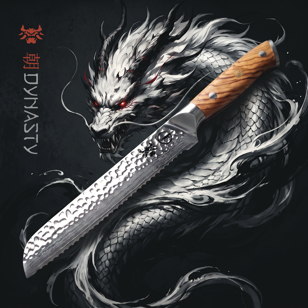 Silver Dynasty 8" Bread Knife - TheCookingGuild