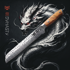 Silver Dynasty 8" Bread Knife - TheCookingGuild