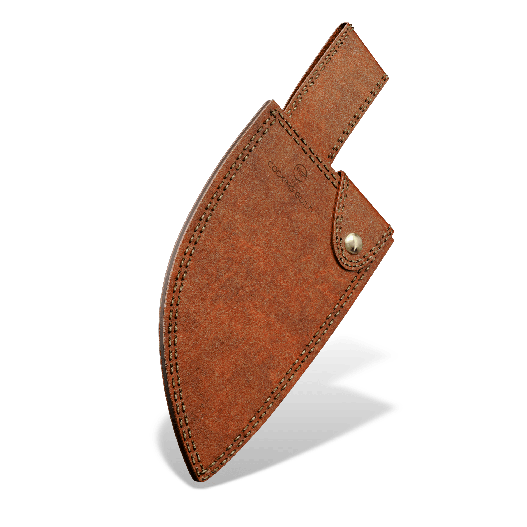 Rustic Cleaver Brown Leather Sheath