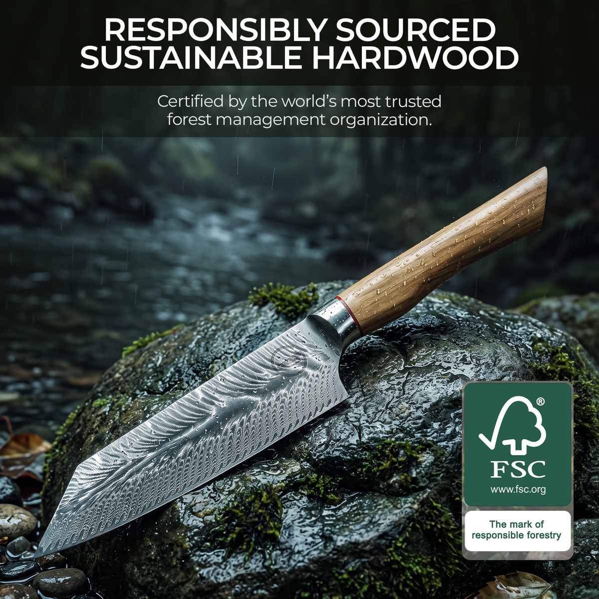 Feather Forge 7" Bunka