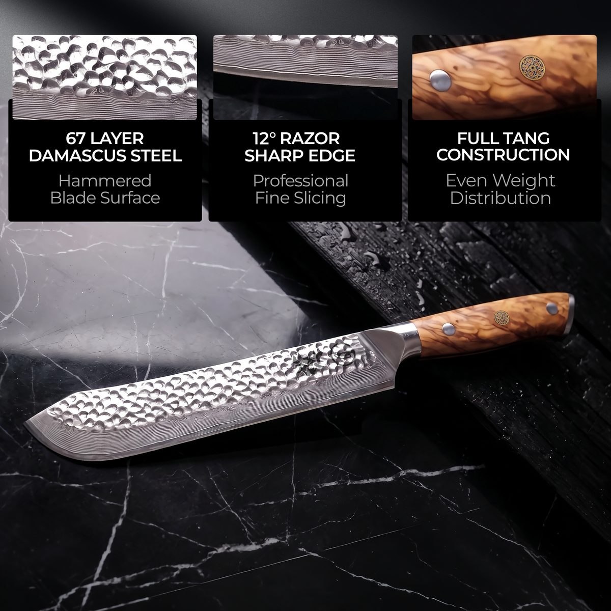 Silver Dynasty 9.5" Butcher Knife