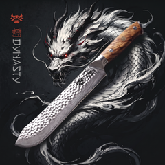 Silver Dynasty 9.5" Butcher Knife