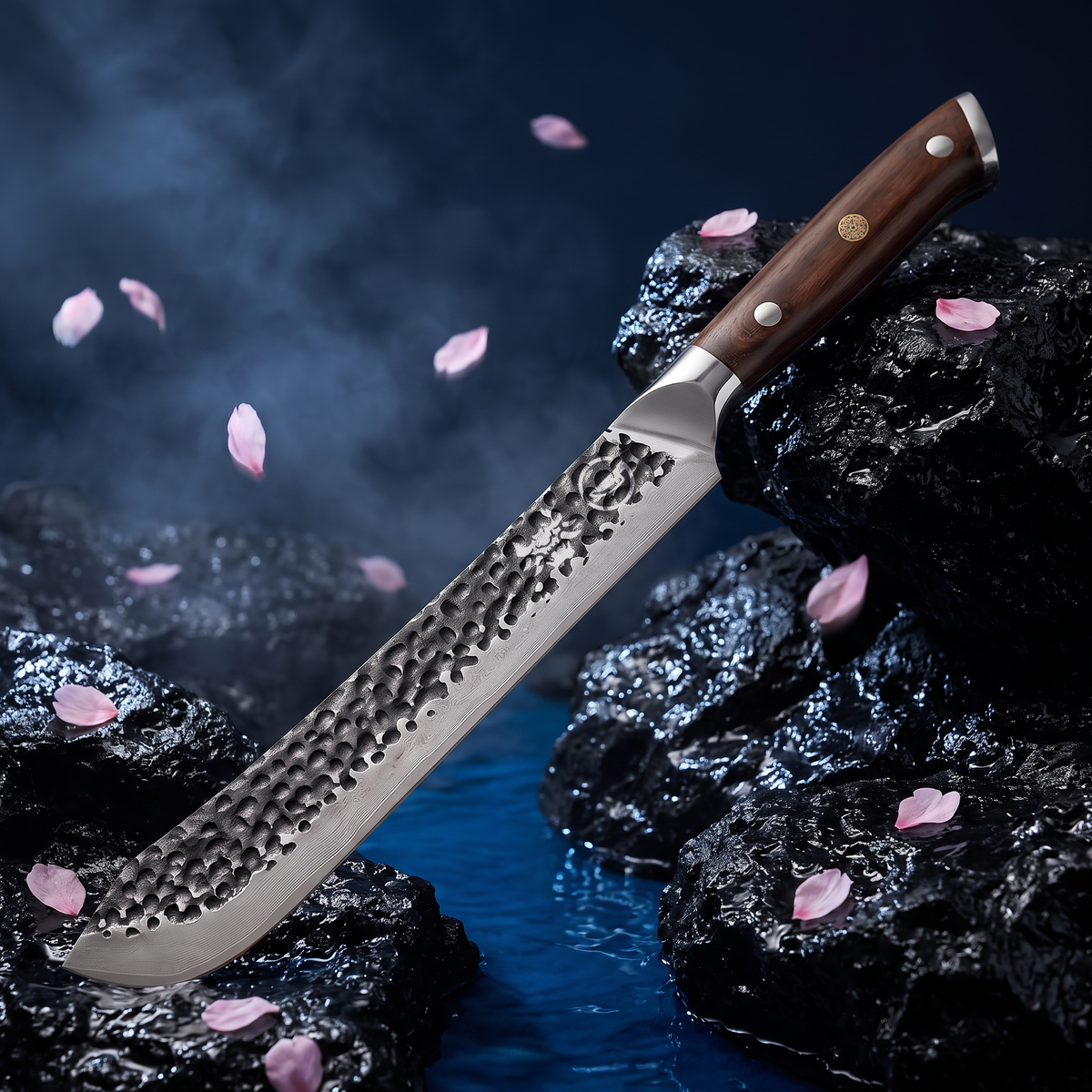 Damascus Dynasty 9.5" Butcher Knife