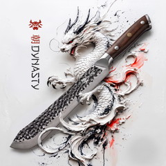 Damascus Dynasty 9.5" Butcher Knife