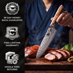 Silver Dynasty 8" Chef Knife - TheCookingGuild