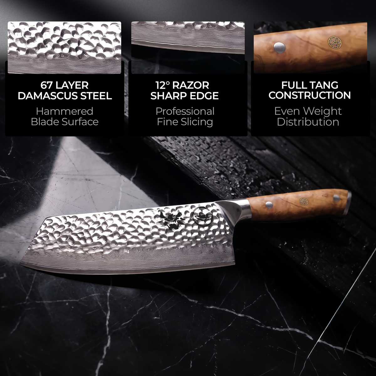 Silver Dynasty 7.5" Cleaver