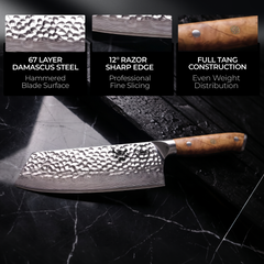 Silver Dynasty 7.5" Cleaver