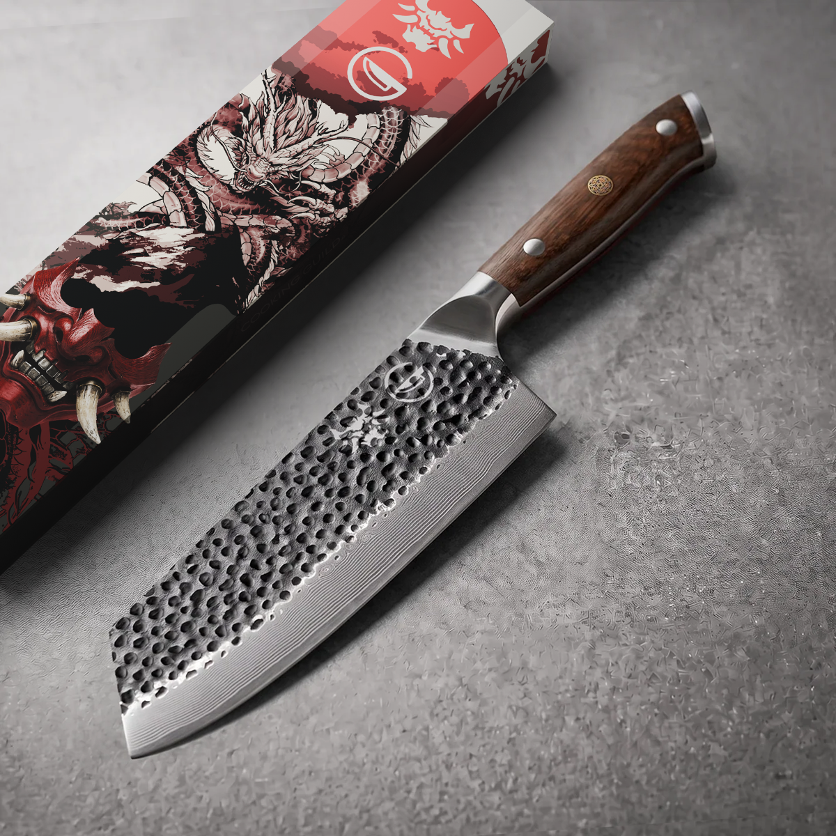 Damascus Dynasty 7.5" Cleaver