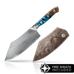 Nomad Damascus 8" Cleaver