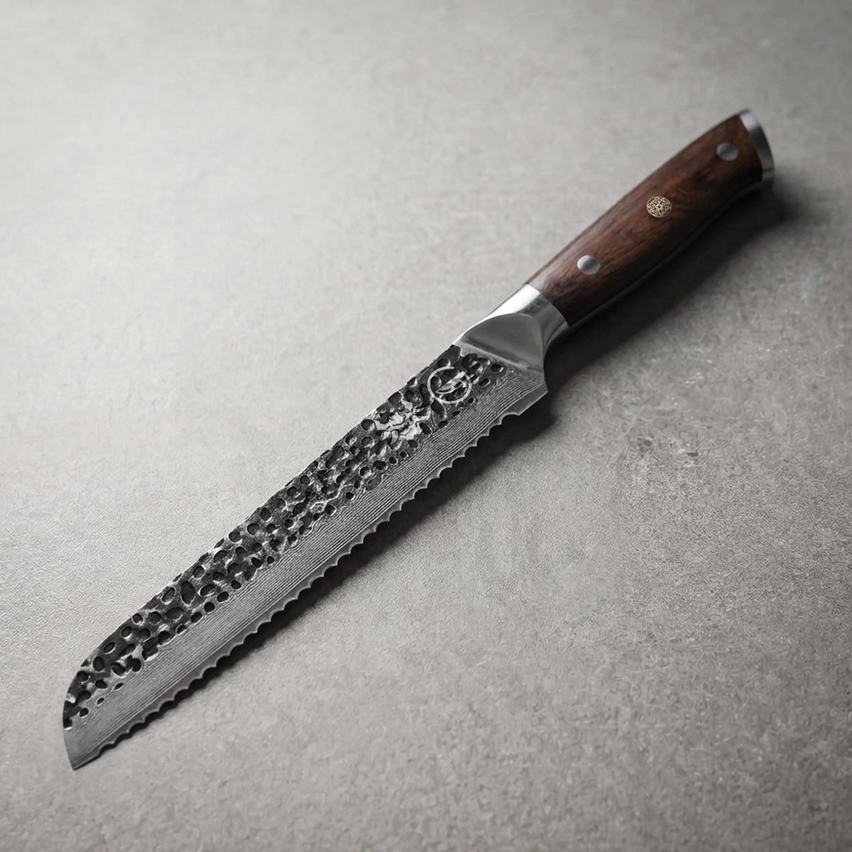 Damascus Dynasty 8" Bread Knife - TheCookingGuild