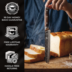 Damascus Dynasty 8" Bread Knife - TheCookingGuild