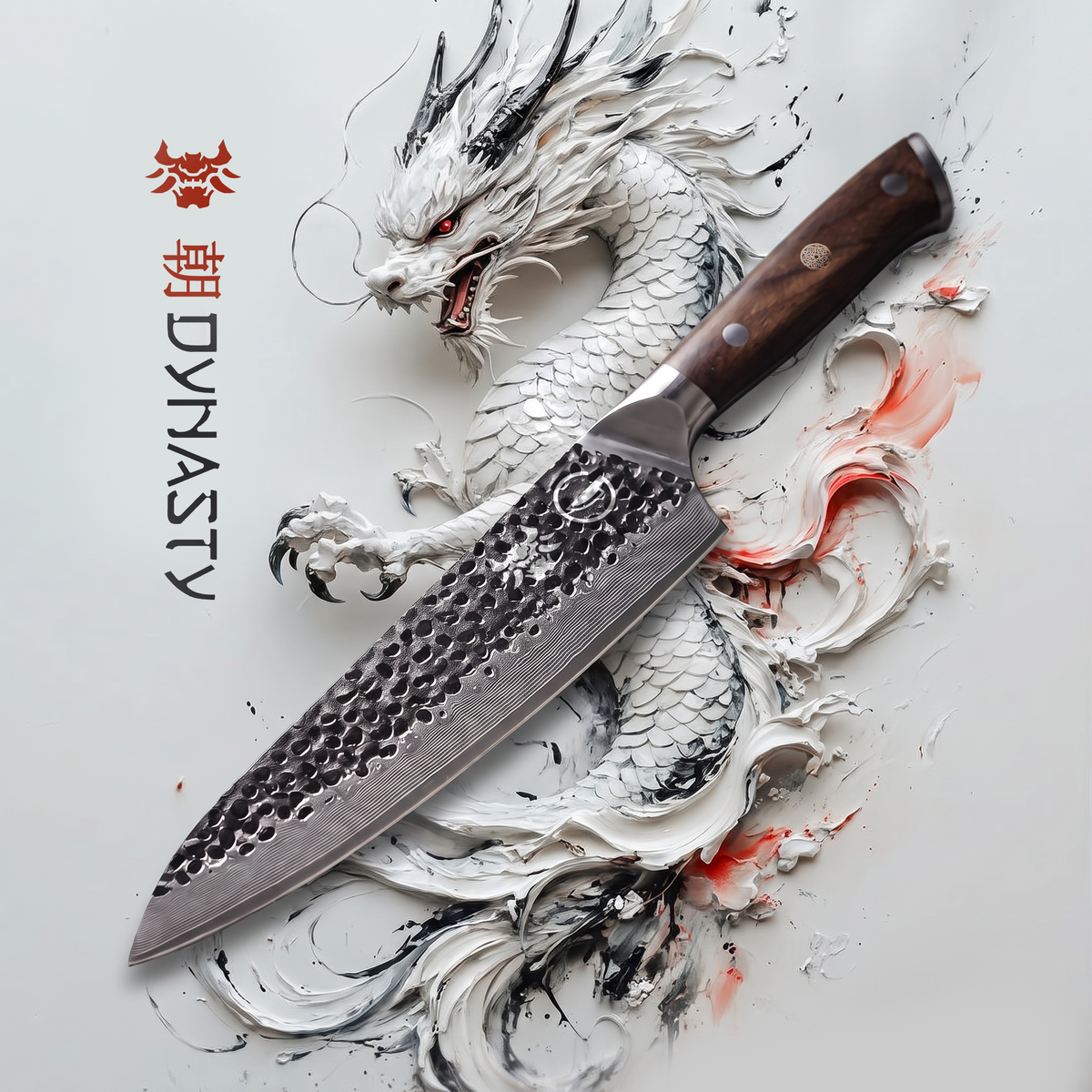 Damascus Dynasty 8" Chef Knife - TheCookingGuild
