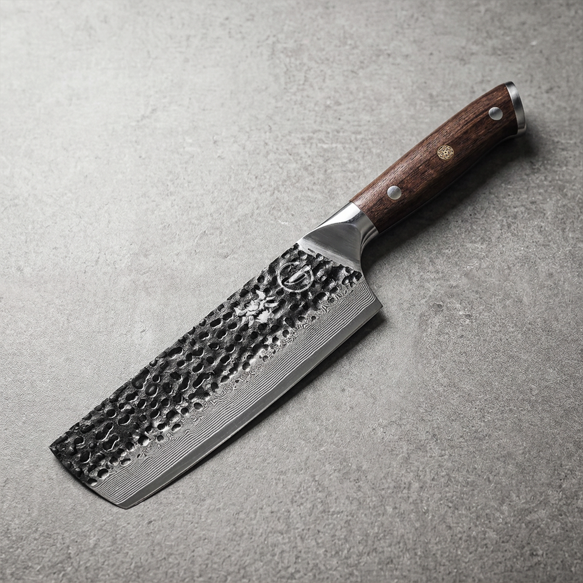 Damascus Dynasty 7" Nakiri Knife - TheCookingGuild