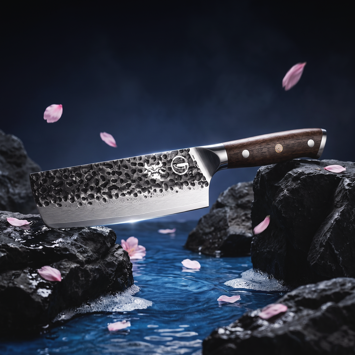 Damascus Dynasty 7" Nakiri Knife - TheCookingGuild