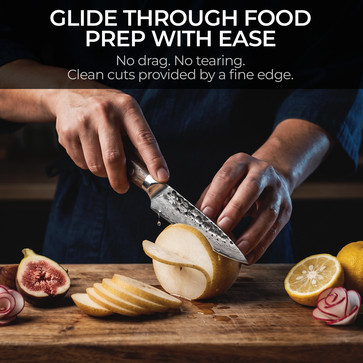 Damascus Dynasty 4" Paring Knife - TheCookingGuild