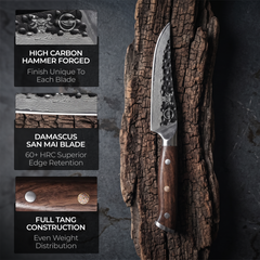 Damascus Dynasty 5" Steak Knives - TheCookingGuild