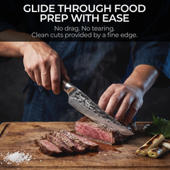 Damascus Dynasty 5" Steak Knives - TheCookingGuild