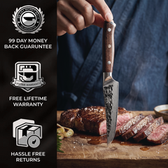 Damascus Dynasty 5" Steak Knives - TheCookingGuild