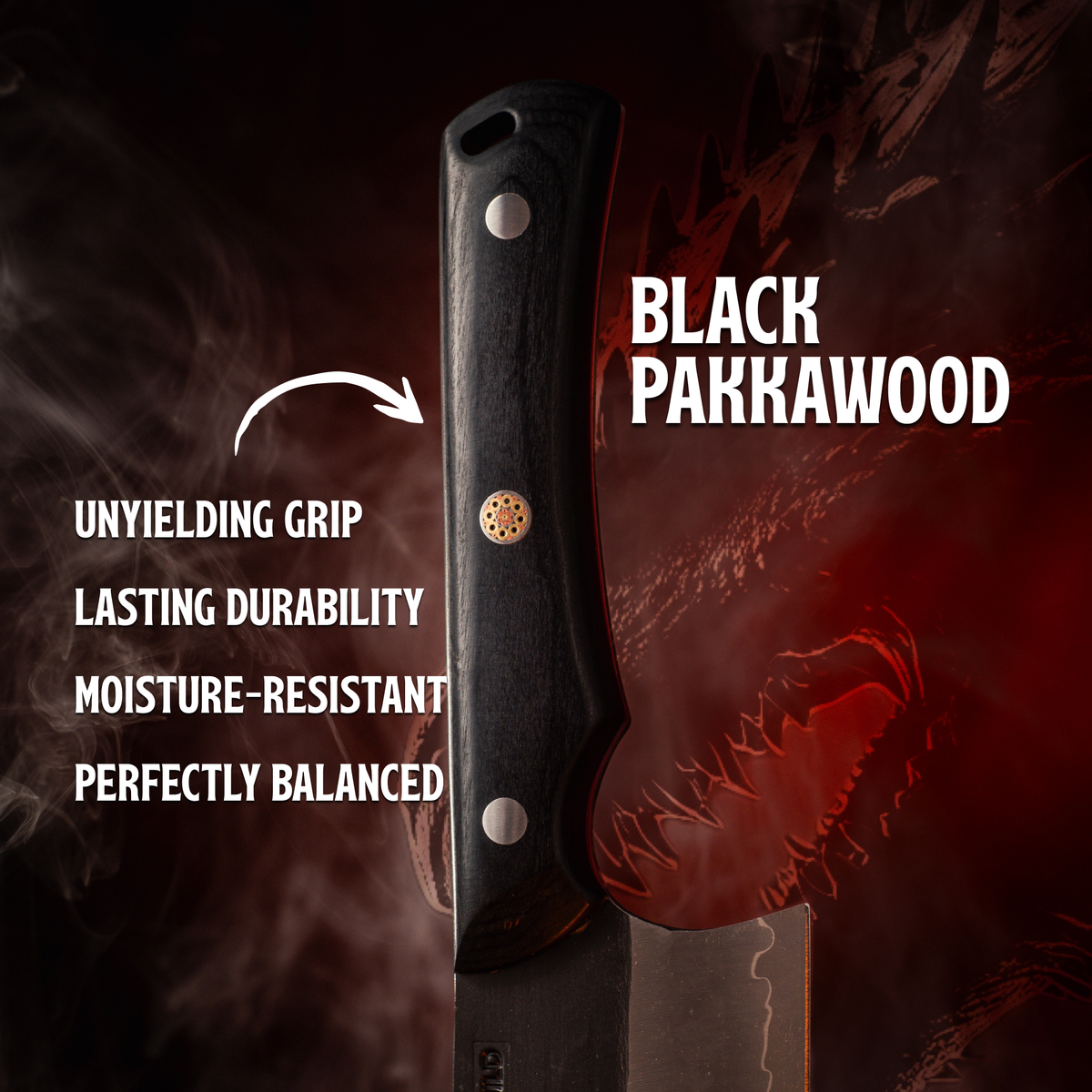 Kaiju 8" Bone Crusher Cleaver