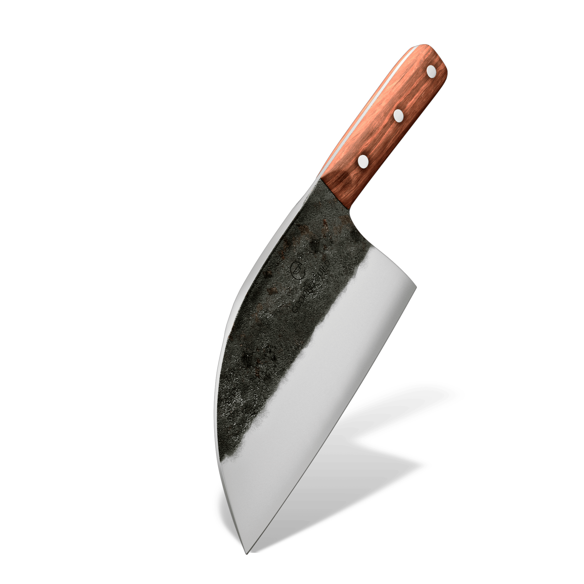 Rustic Hand Forged Serbian Cleaver - TheCookingGuild