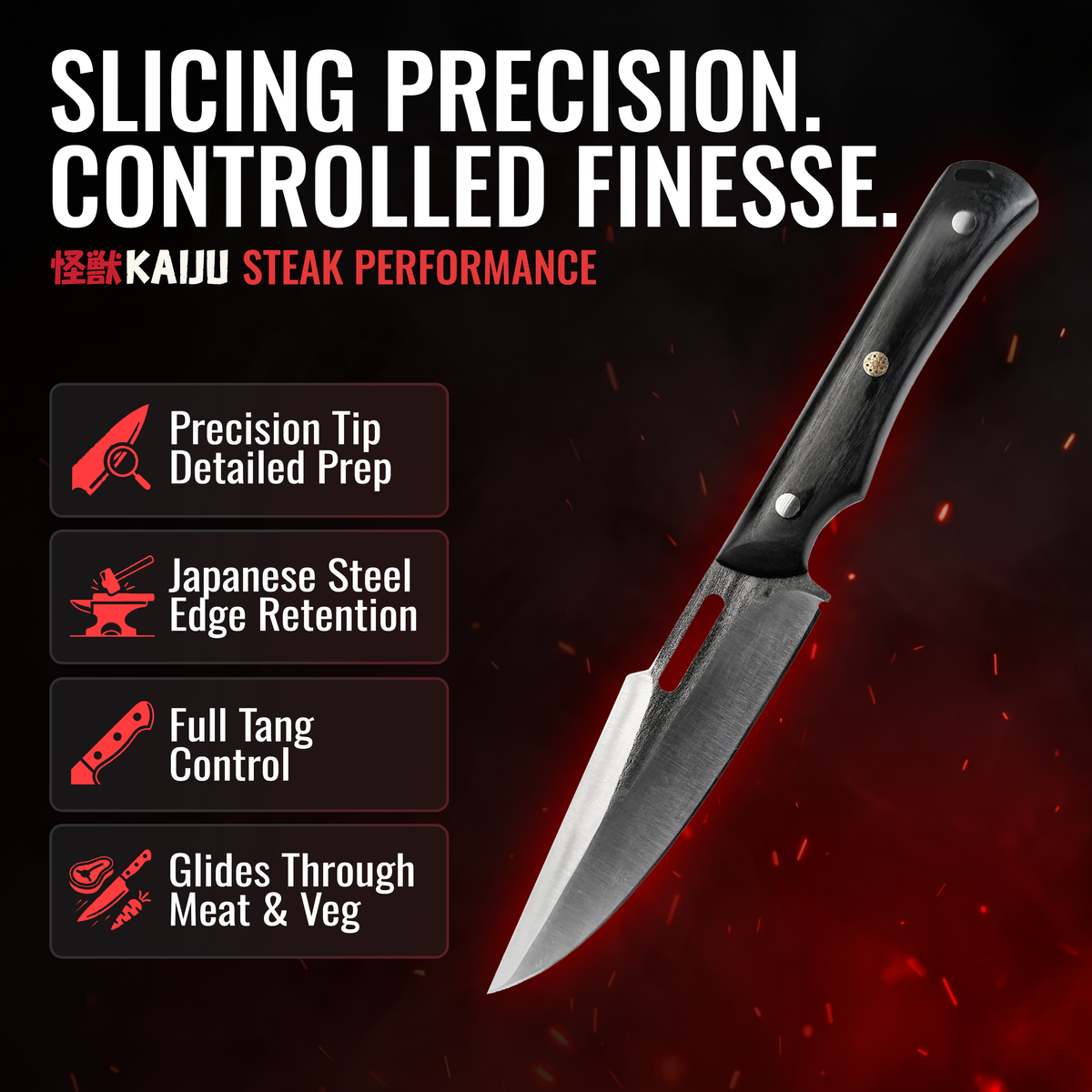 Kaiju Paring & Steak Knife