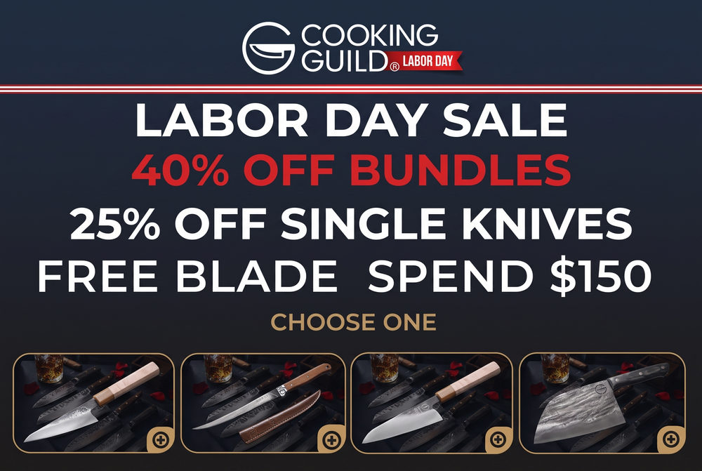 Labor Day Sale: 40% off bundles, 25% off single knives, free blade when you spend $150
