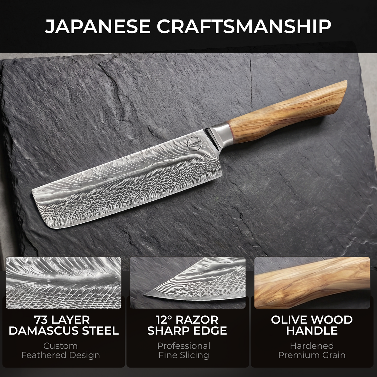 Feather Forge 7" Nakiri