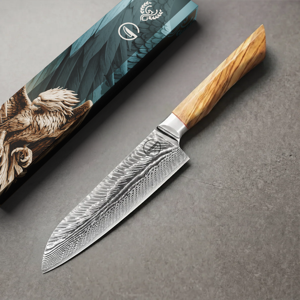 Feather Forge 7" Santoku