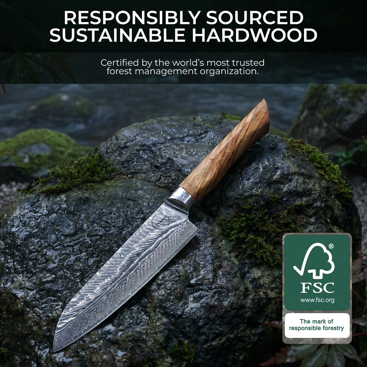 Feather Forge 7" Santoku