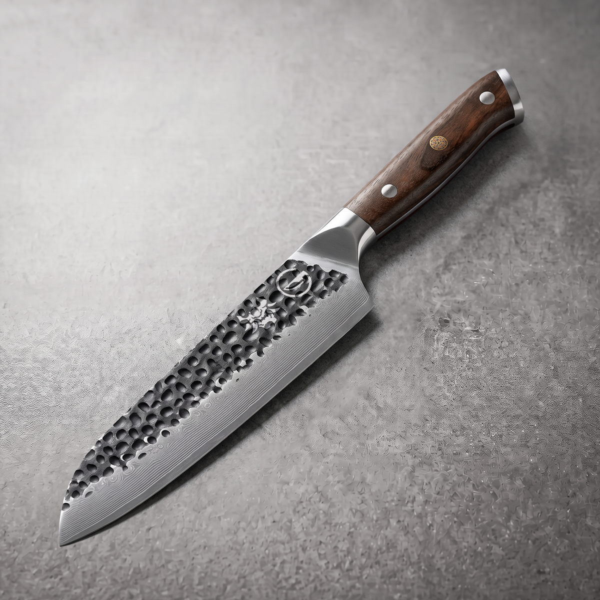 Damascus Dynasty 7" Santoku