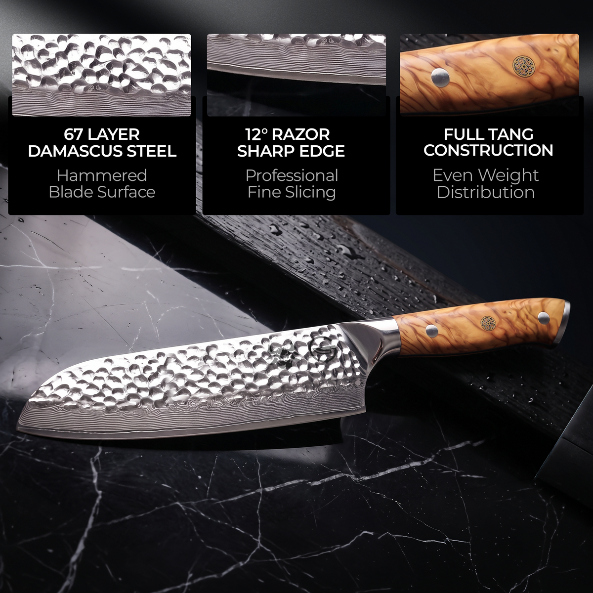 Silver Dynasty 7" Santoku