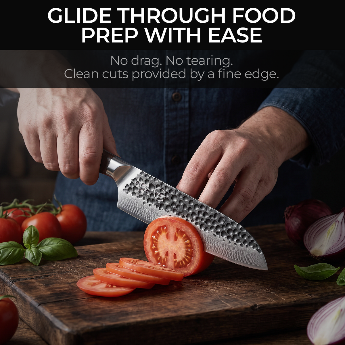 Damascus Dynasty 7" Santoku