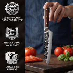 Damascus Dynasty 7" Santoku