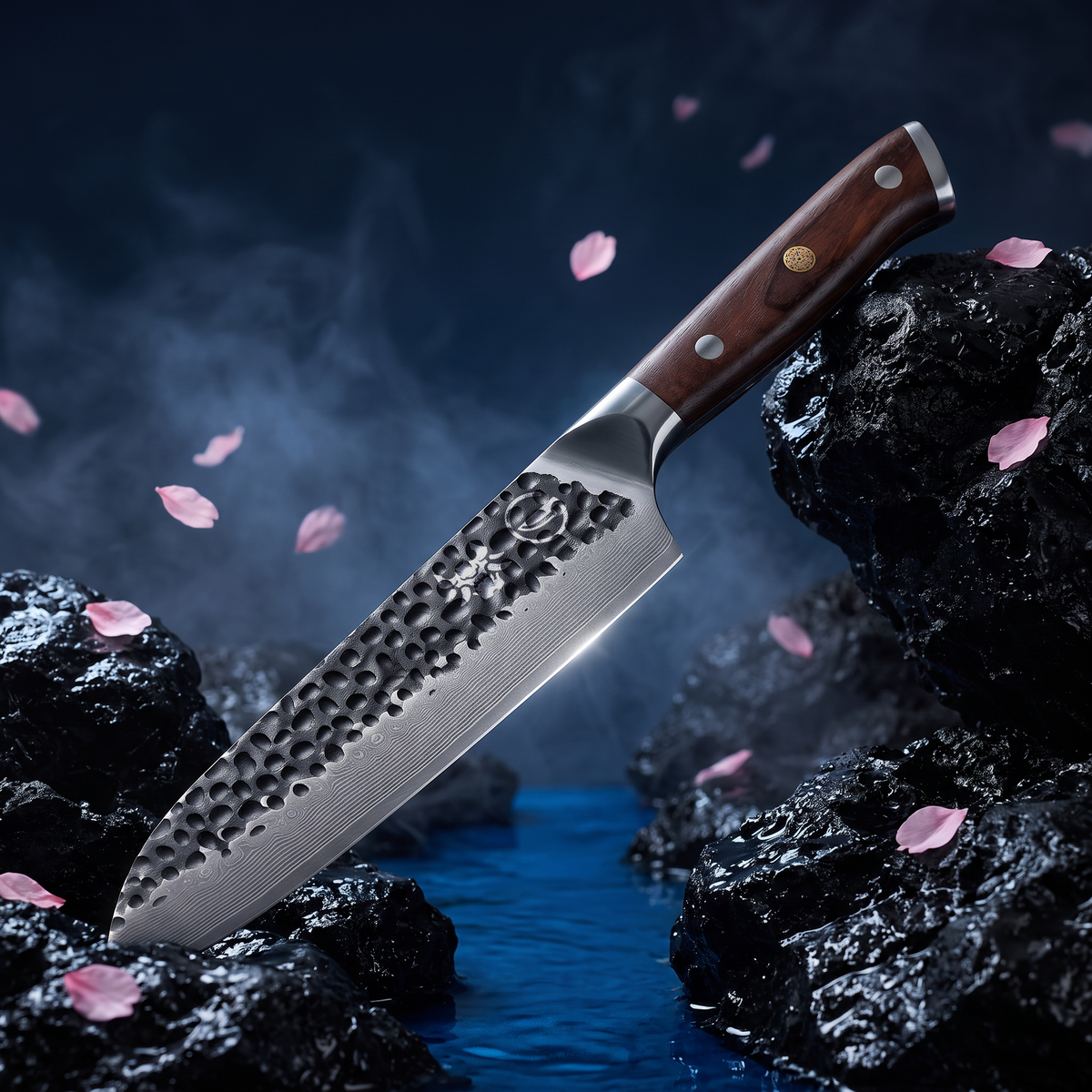 Damascus Dynasty 7" Santoku