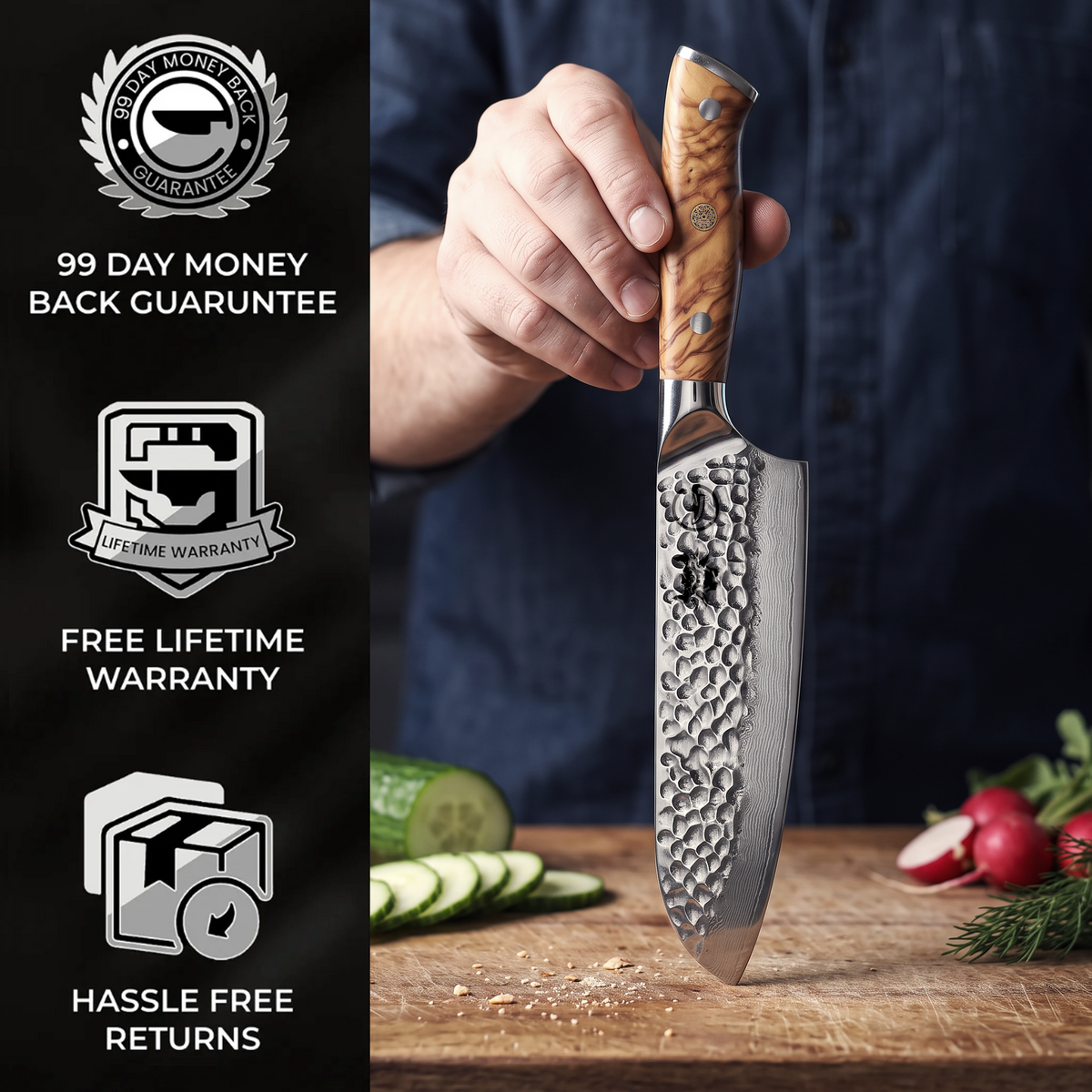 Silver Dynasty 7" Santoku