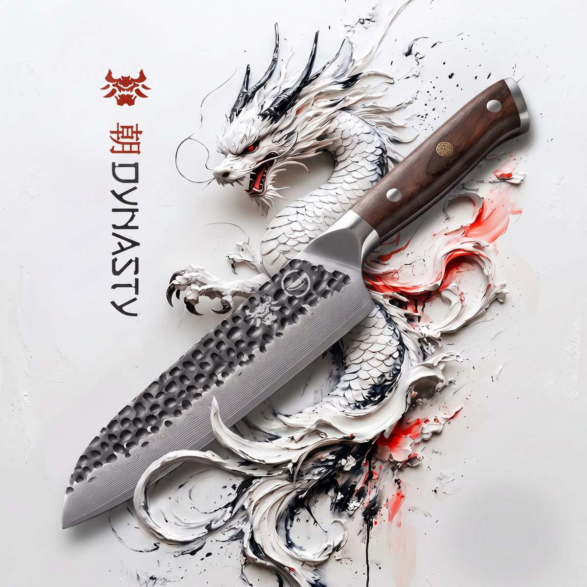 Damascus Dynasty 7" Santoku