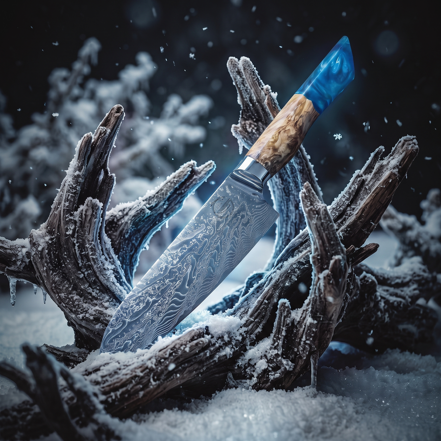 Feather Forge Sapphire 7" Santoku