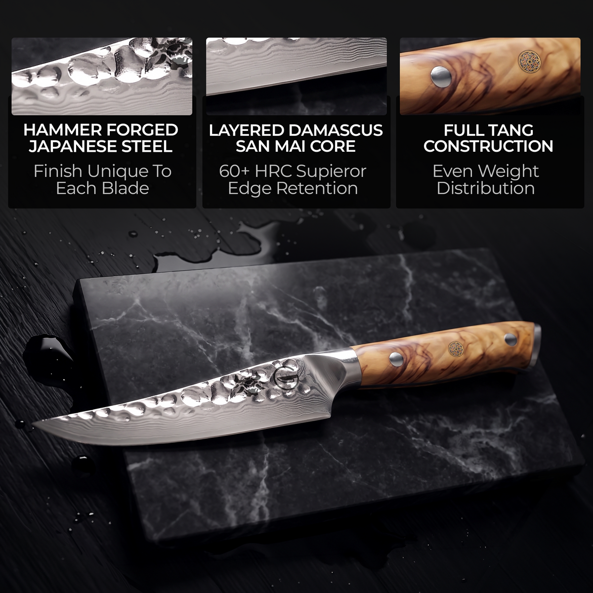Silver Dynasty 5" Steak Knives - TheCookingGuild