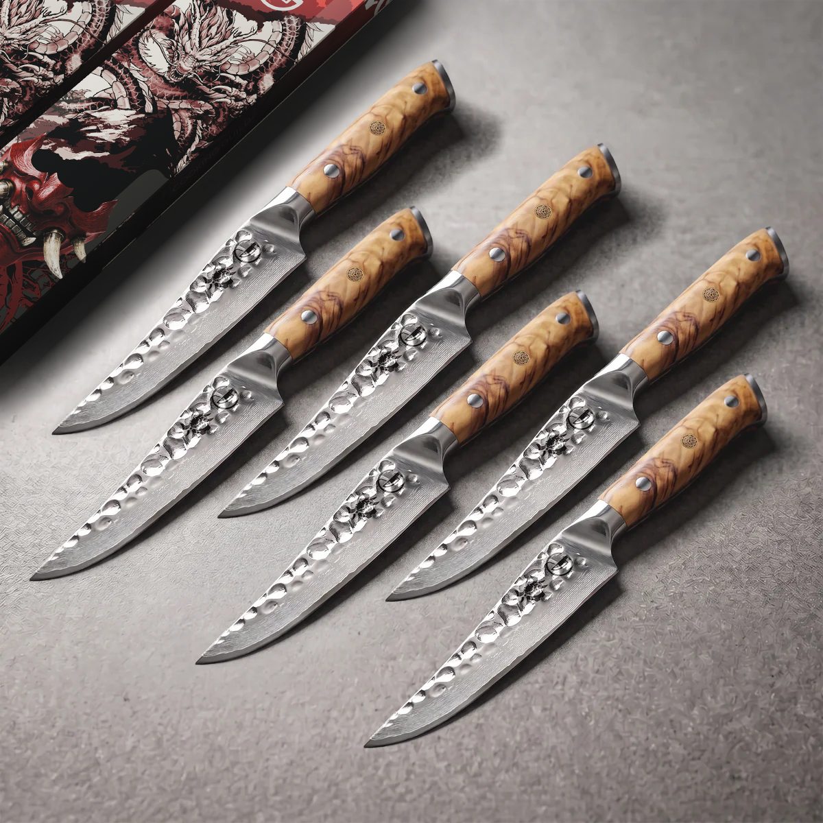 Silver Dynasty 5" Steak Knives