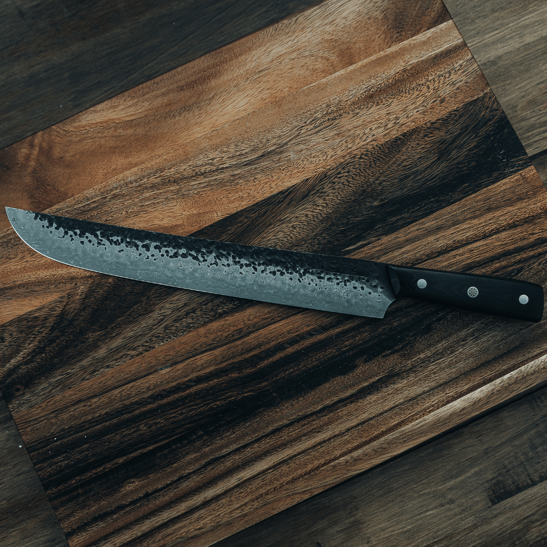 Onyx II Damascus Steel 12" Slicer - TheCookingGuild